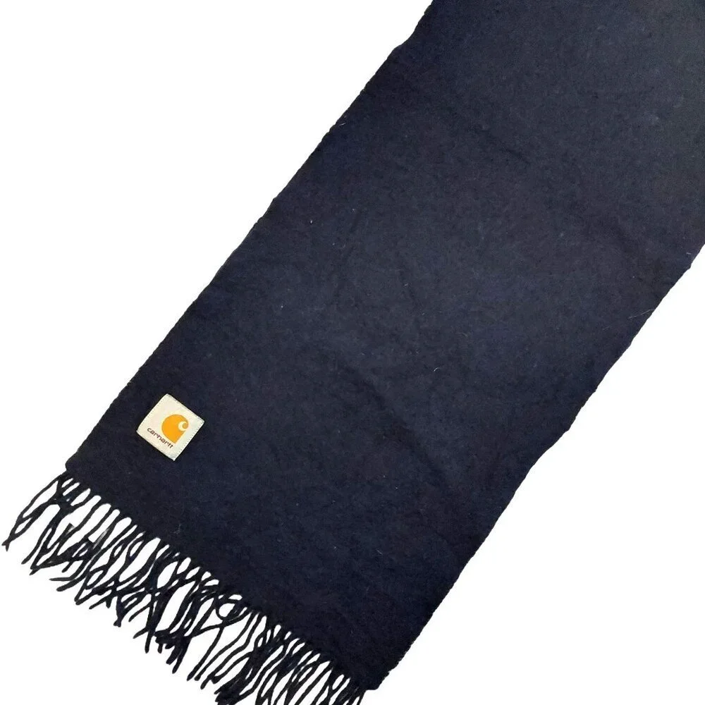Carhartt Classic Vintage Black Wool Men's Scarf